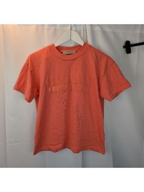 Essentials Fear of God Kids Orange T-Shirt Size 14/16 In GUC